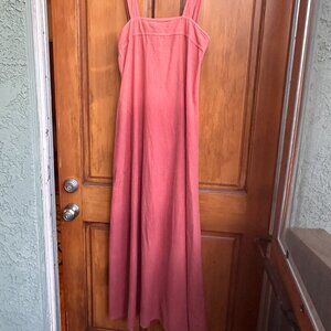 True Vintage 70s Long Ombre Indian Cotton Dress
